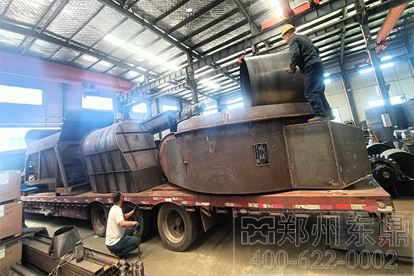 陕西咸阳煤泥烘干机设备项目装车发货